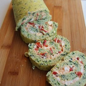 zucchini low carb roulade