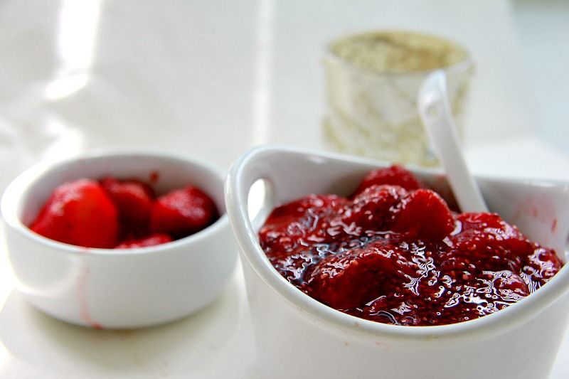 strawberry chia jam