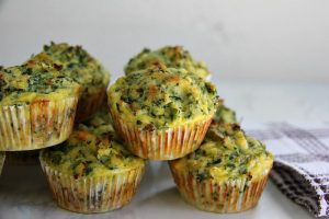 spinach muffins with feta cheese