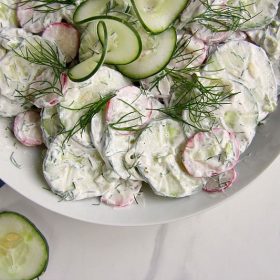 cucumber salad with dill