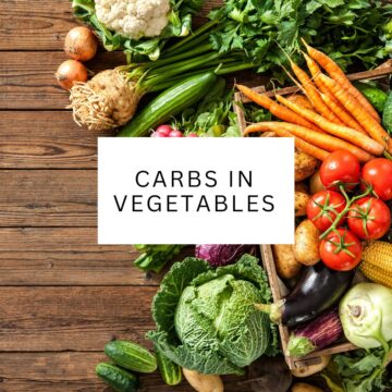 Low Carb Vegetable List.