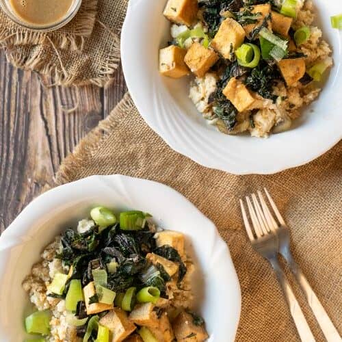 peanut tofu stir fry