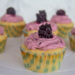 lemon blackberry cupcake