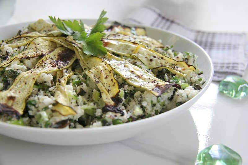 lemon herb cauliflower rice