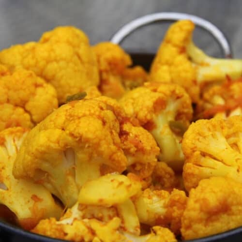 cauliflower with turmeric