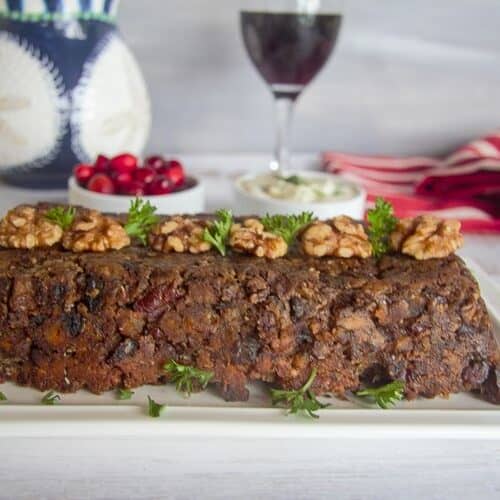 mushroom walnut loaf