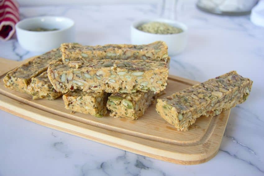 no bake hemp seed bars