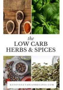 low carb herbs spices