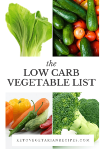 low carb vegetable