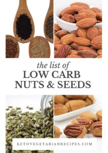 low carb nut list