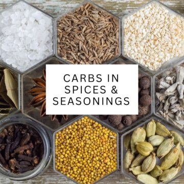 Carbs in herbs and spices.