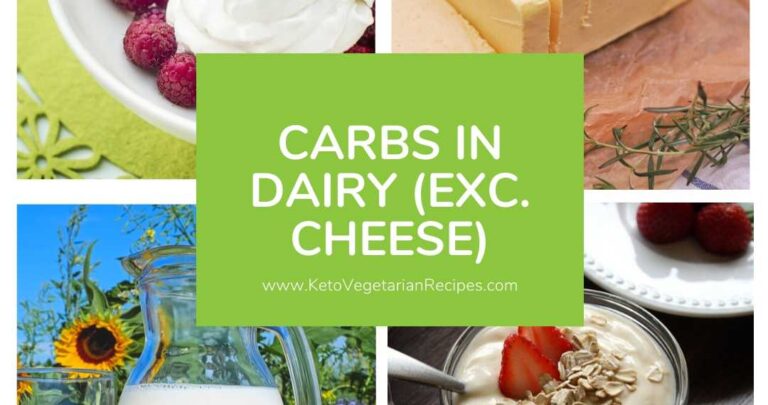 carbs in dairy