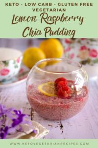 lemon raspberry chia pudding