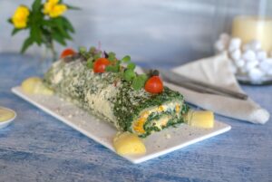 spinach cheese roulade