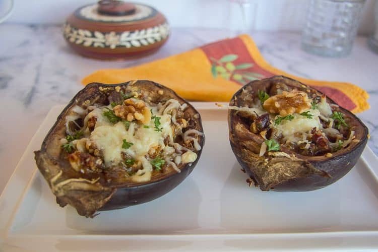 stuffed eggplant