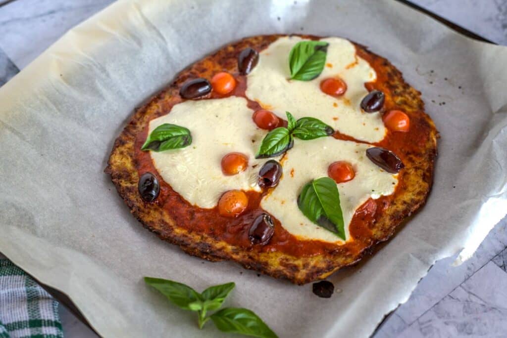 spaghetti squash pizza