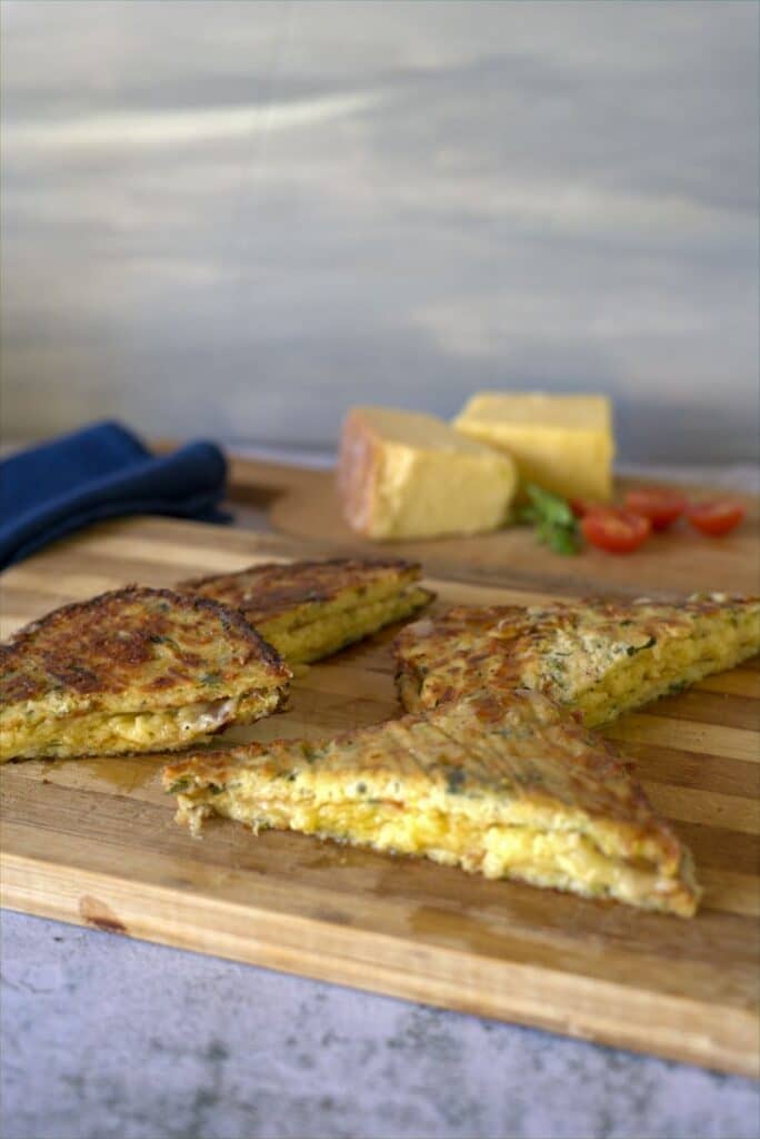 zucchini grilled cheese