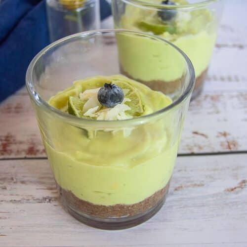 avocado key lime pudding