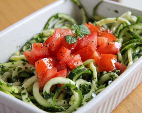 zucchini mint salad