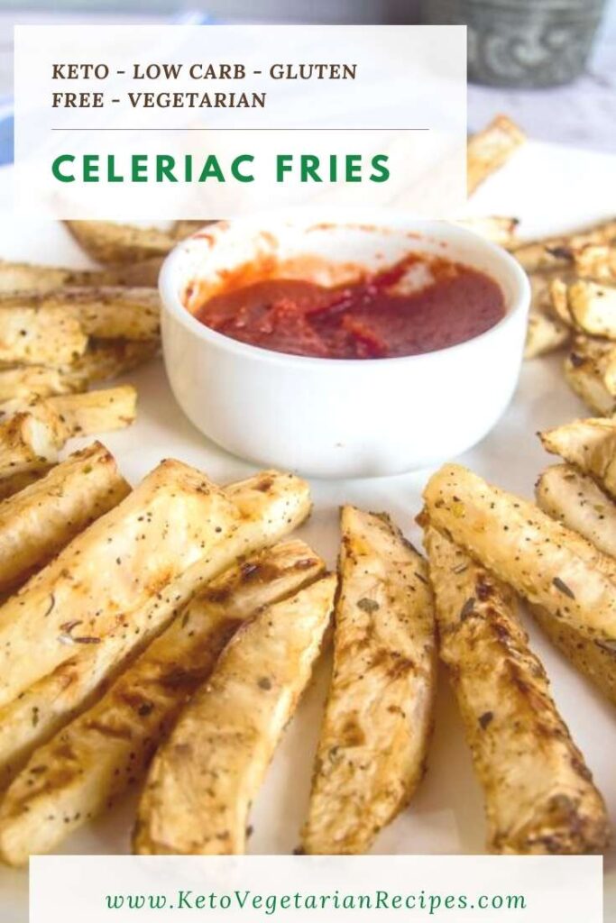 celeriac fries - Keto & Low Carb Vegetarian Recipes