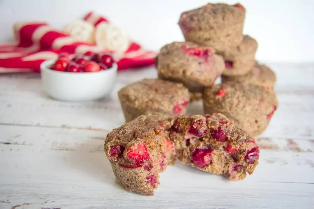 flaxseed cranberry muffins