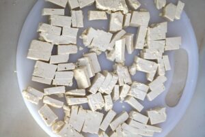 tofu chopped