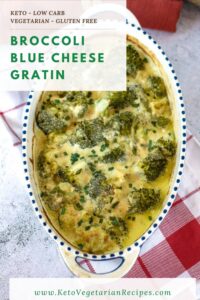 broccoli blue cheese gratin