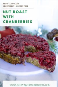 nut roast with cranberries