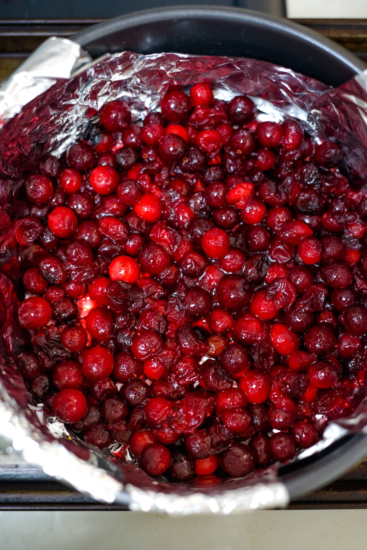 cranberry topping