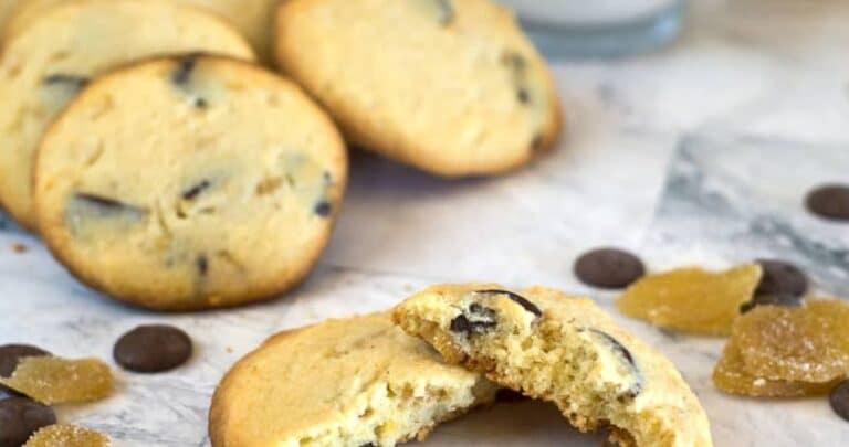 ginger choc chip cookies