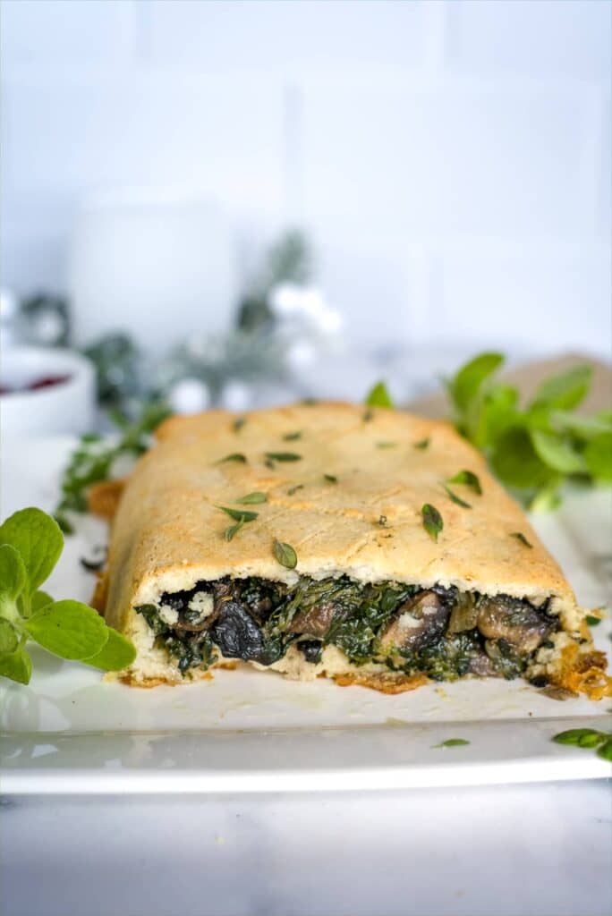 mushroom spinach wellington