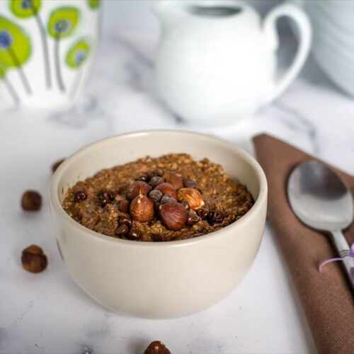 chocolate hazelnut oatmeal