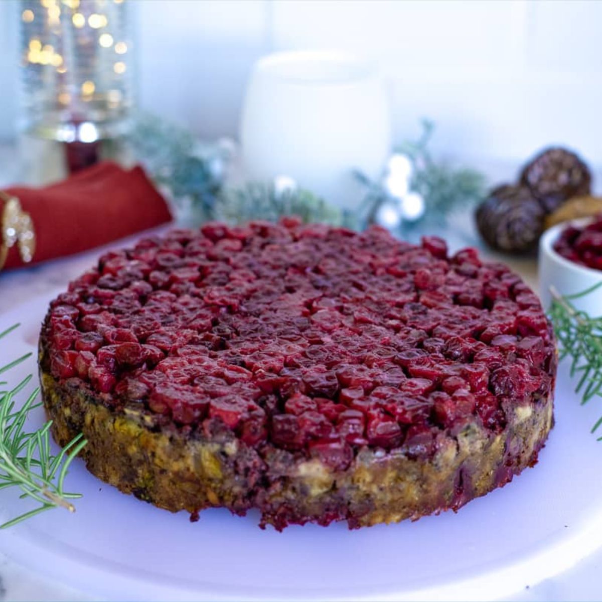 Nut Roast with Cranberries - Keto & Low Carb Vegetarian Recipes