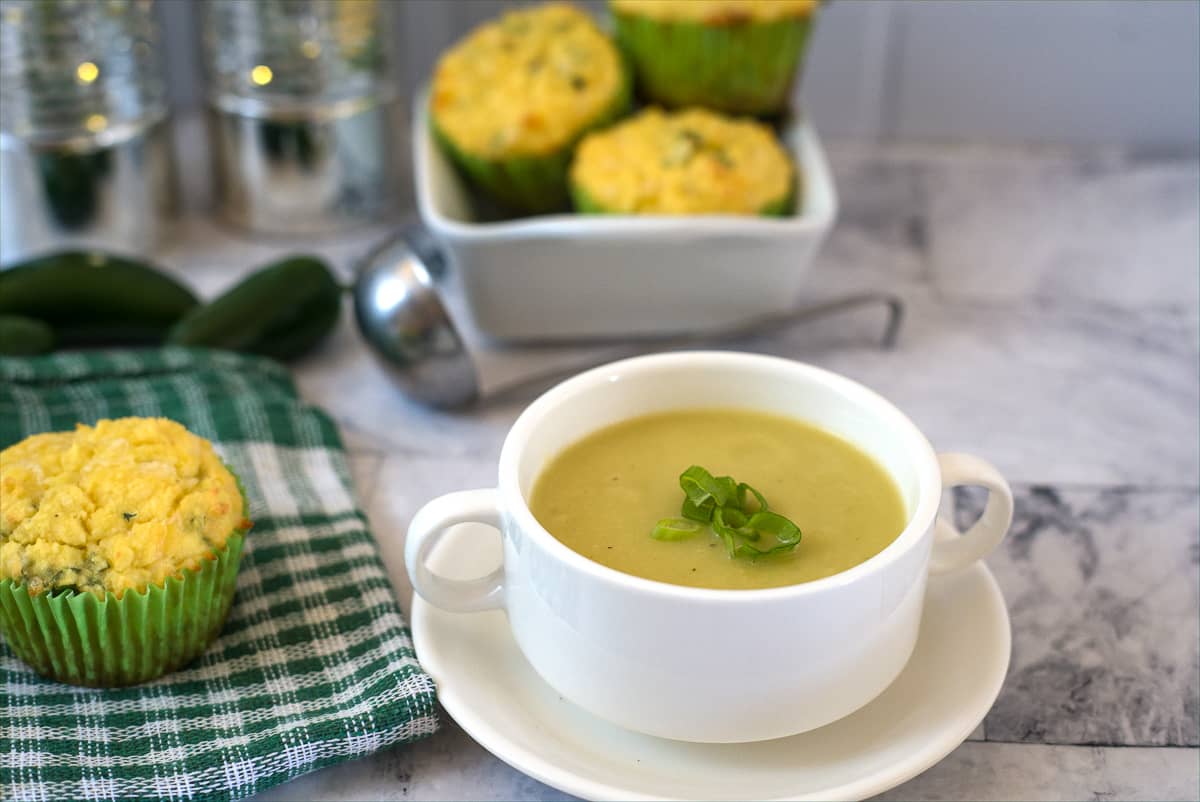 chayote soup with roll