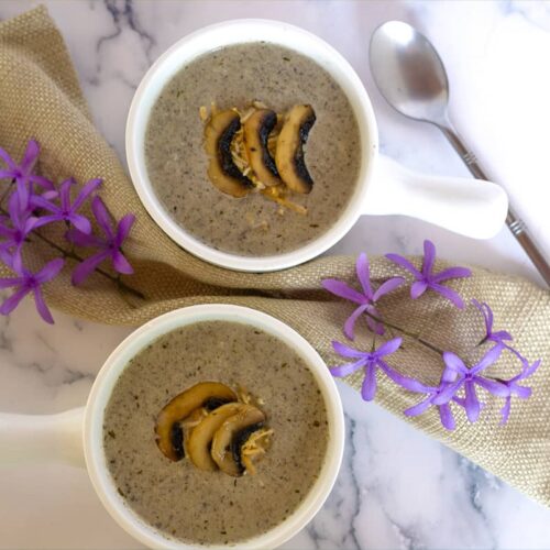 creamy mushroom soup