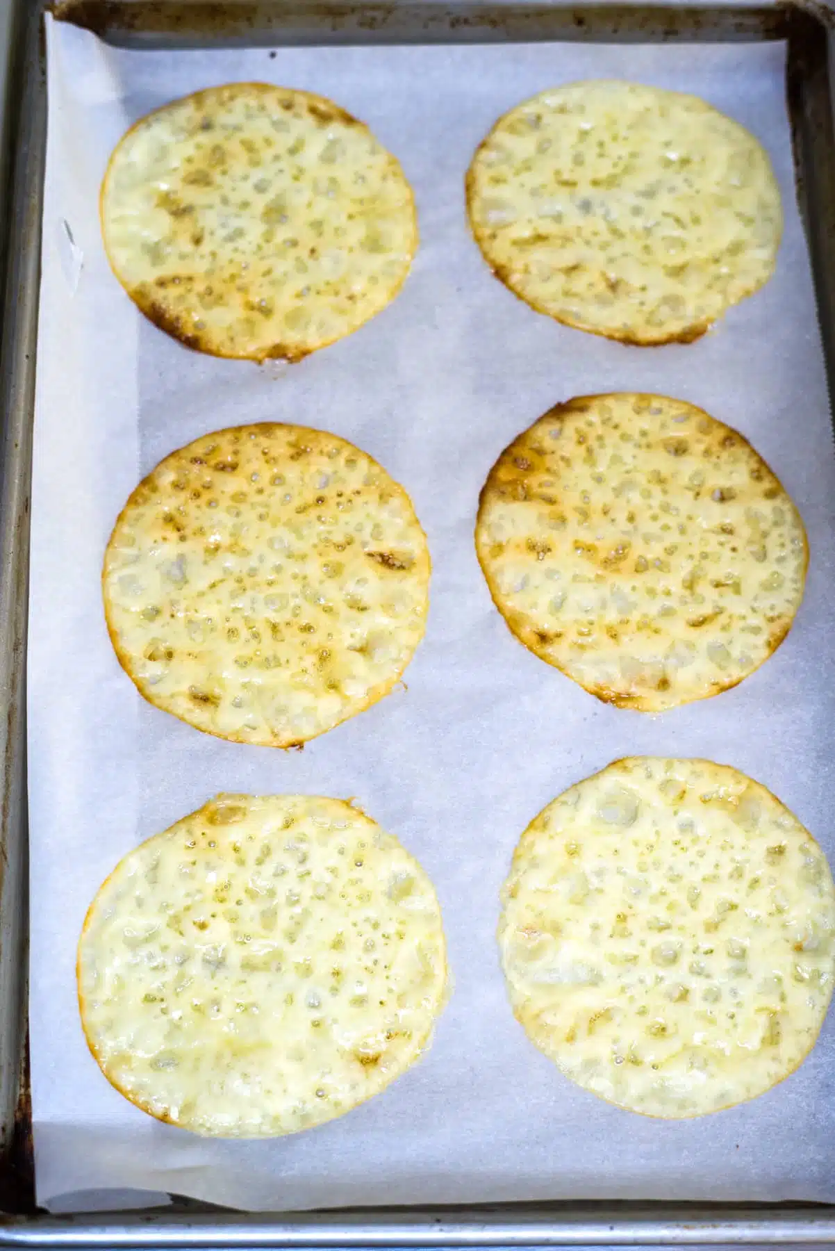 baked cheese slices