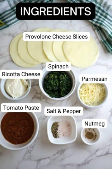 Ravioli ingredients