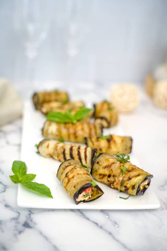 eggplant roll ups with feta