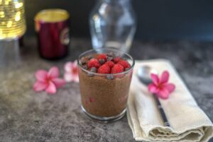 chocolate raspberry pudding