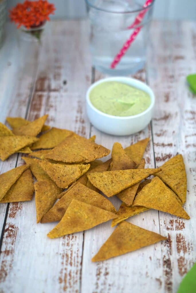 keto tortilla chips with lupin flour