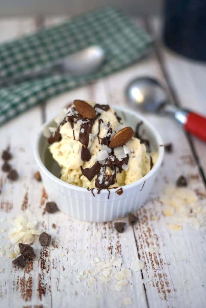 almond joy ice cream