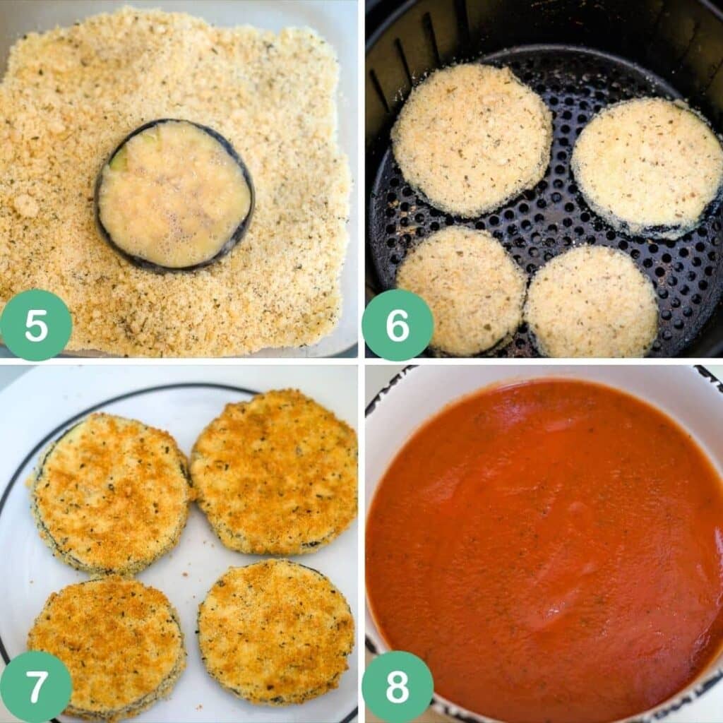 eggplant parmesan process