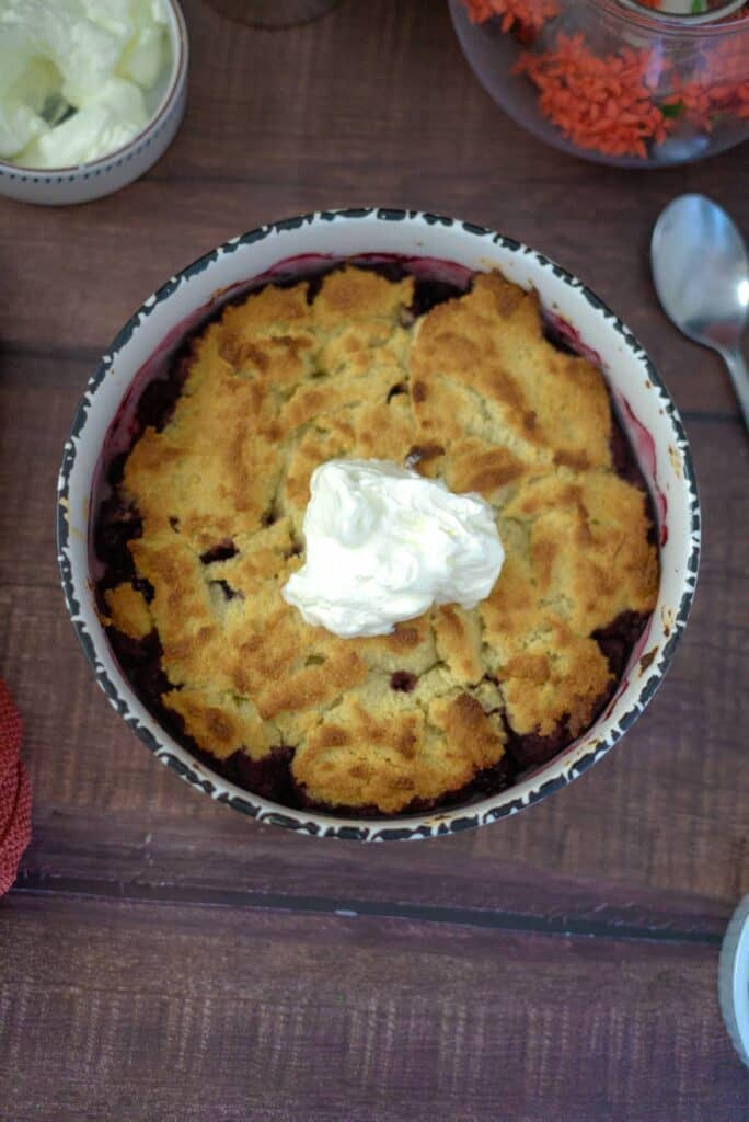 low carb blackberry cobbler 