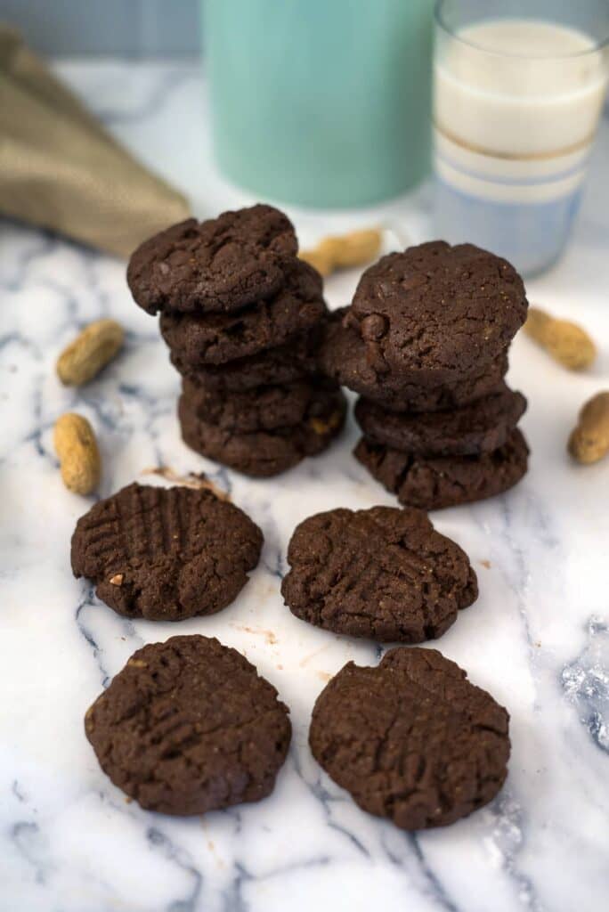 chocolate peanut butter cookies