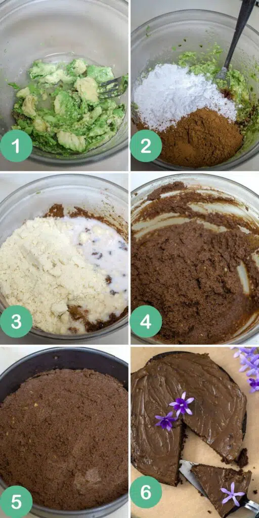 vegan cake process