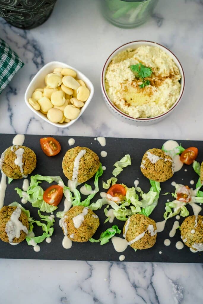 lupini bean falafel