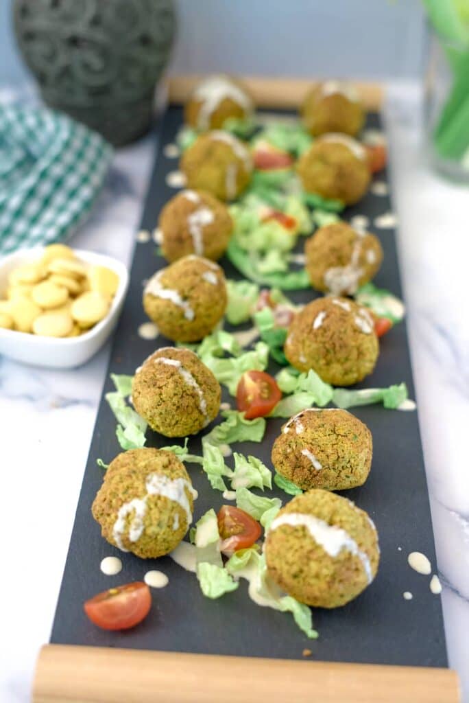 keto lupini bean falafel