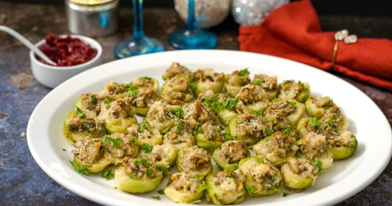 stuffed brussel sprouts
