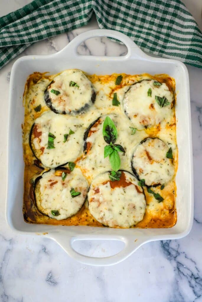 Eggplant Gratin - Keto Low Carb Vegetarian Recipes