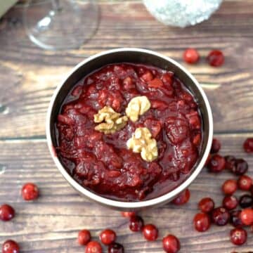 cranberry walnut sauce